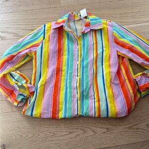 Vibrant Multicolor Striped Shirt